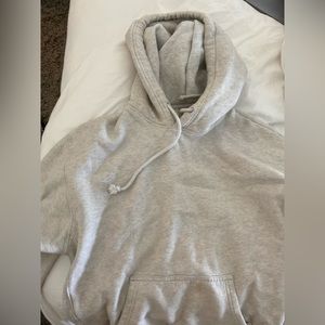Aritzia cozy grey sweatshirt